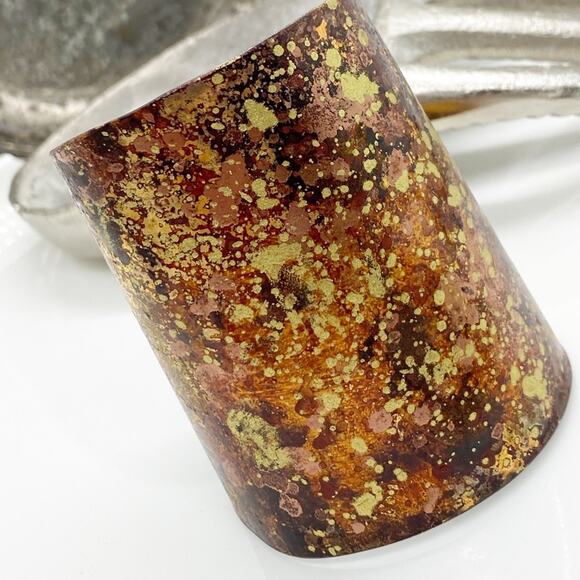 NEW Free People Large Granite and Copper Patina Cuff - Picture 4 of 8